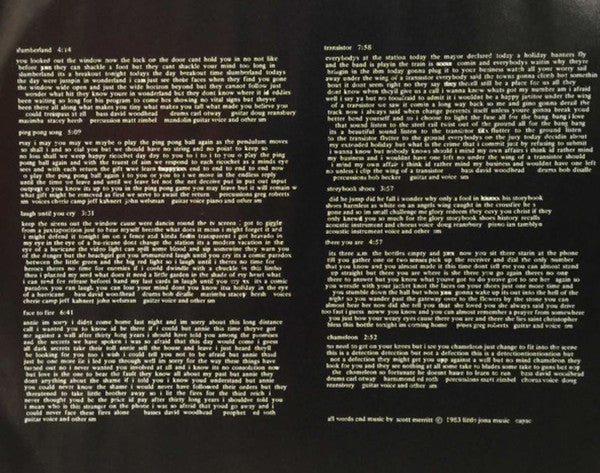 Scott Merritt - Serious Interference - 1985