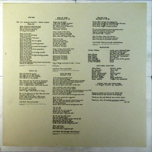 Revelation - For His Glorious Majesty - 1980