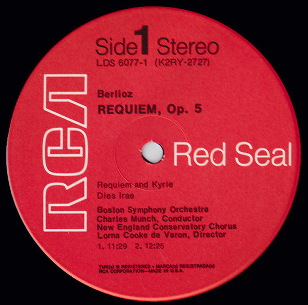 Hector Berlioz - Charles Munch, Boston Symphony Orchestra - Requiem -