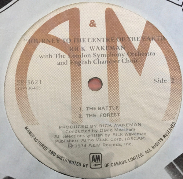 Rick Wakeman With London Symphony Orchestra And English Chamber Choir, The - Journey To The Centre OF The Earth - 1974