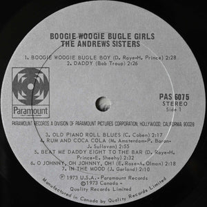 Andrews Sisters, The - Boogie Woogie Bugle Girls - 1973