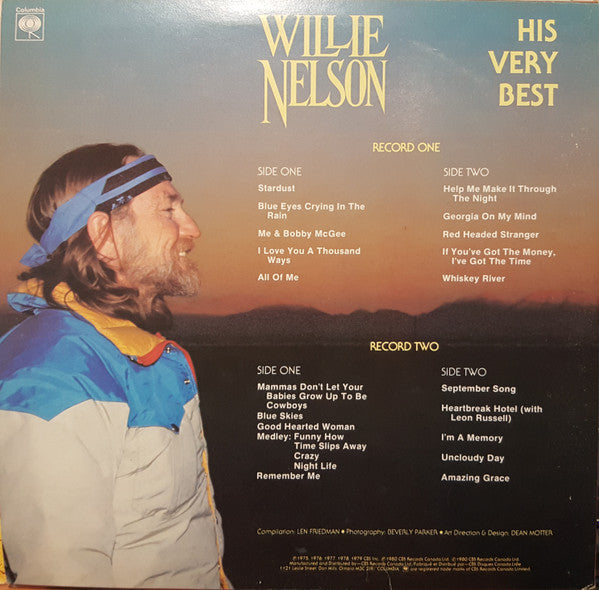 Willie Nelson - His Very Best - 1980