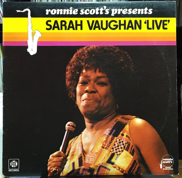 Sarah Vaughan - Ronnie Scott's Presents Sarah Vaughan Live