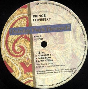Prince - Lovesexy - 1988