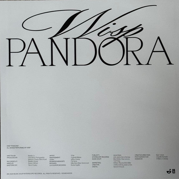 Wisp - Pandora - vinyl – Press Vinyl Cafe