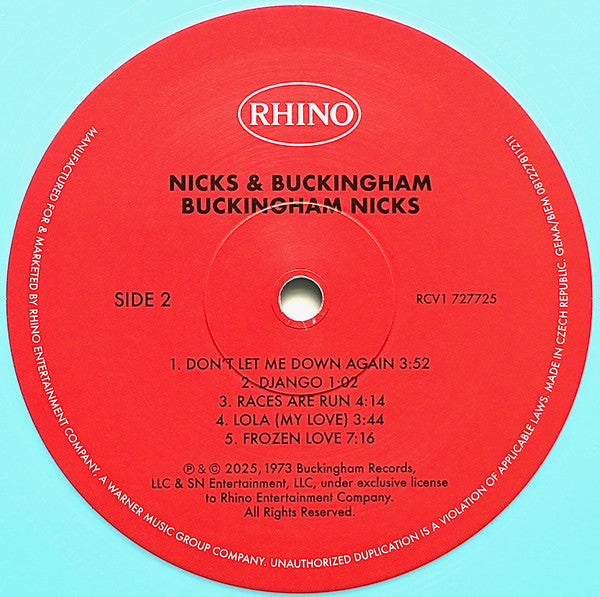 Buckingham Nicks - Buckingham Nicks - 2025