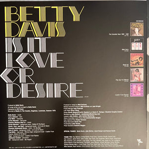 Betty Davis - Is It Love Or Desire - 2023