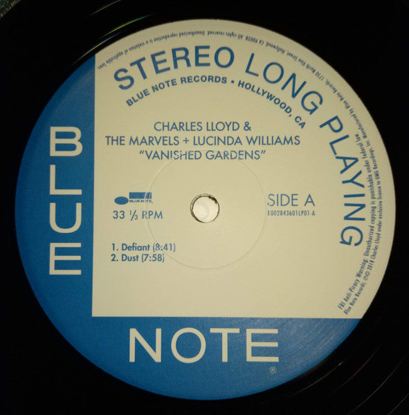 Charles Lloyd & The Marvels + Lucinda Williams - Vanished Gardens - 2018