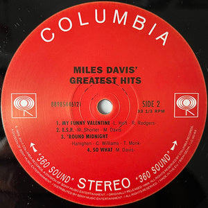 Miles Davis - Miles Davis' Greatest Hits Vinyl Record