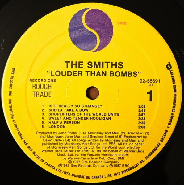 Smiths, The - Louder Than Bombs - 1987