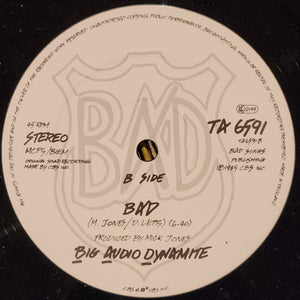 Big Audio Dynamite - The Bottom Line - 1985