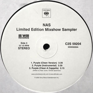 Nas - The Lost Tapes - Limited Edition Mixshow Sampler - 2002