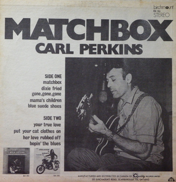 Carl Perkins - Matchbox