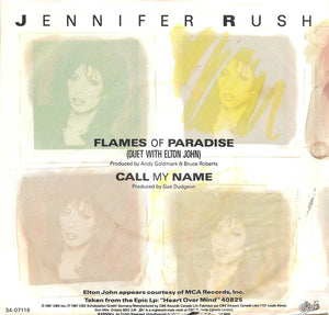 Jennifer Rush Duet With Elton John - Flames Of Paradise - 1987