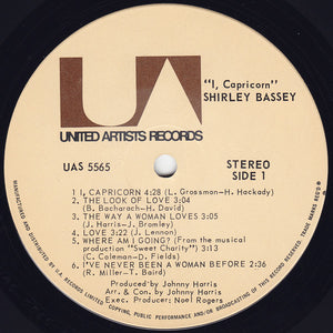 Shirley Bassey - I, Capricorn - 1972