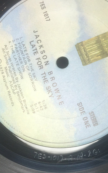 Jackson Browne - Late For The Sky - 1974