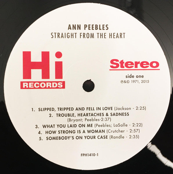 Ann Peebles - Straight From The Heart - 2015