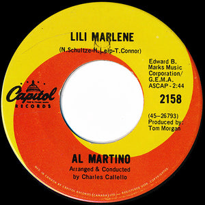 Al Martino - Lili Marlene / Georgia Vinyl Record