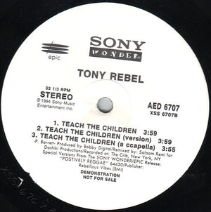 Patra / Tony Rebel - Free Di Youth / Teach The Children - 1994