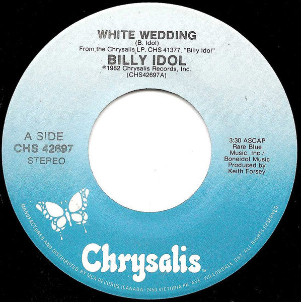Billy Idol - White Wedding - 1982