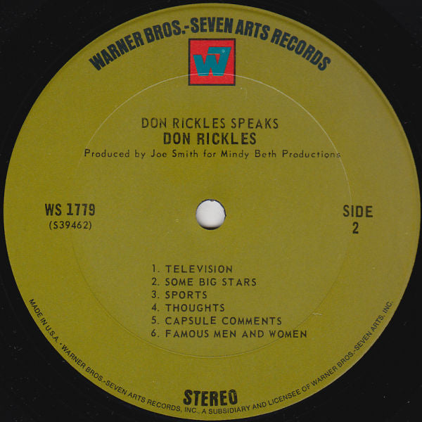 Don Rickles - Don Rickles Speaks!