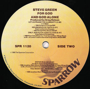 Steve Green - For God And God Alone - 1986