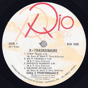 Gina X Performance - X-Traordinaire - 1980
