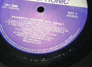 Luciano Pavarotti - Pavarotti's Greatest Hits (Volume One) - 1980
