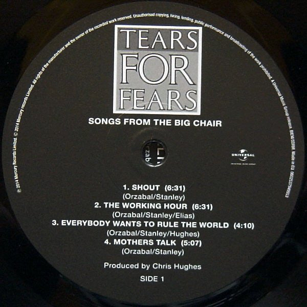 Tears For Fears - Songs From The Big Chair - 2014