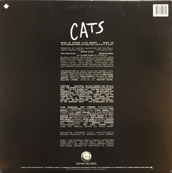 Andrew Lloyd Webber - Cats: Original London Cast Album