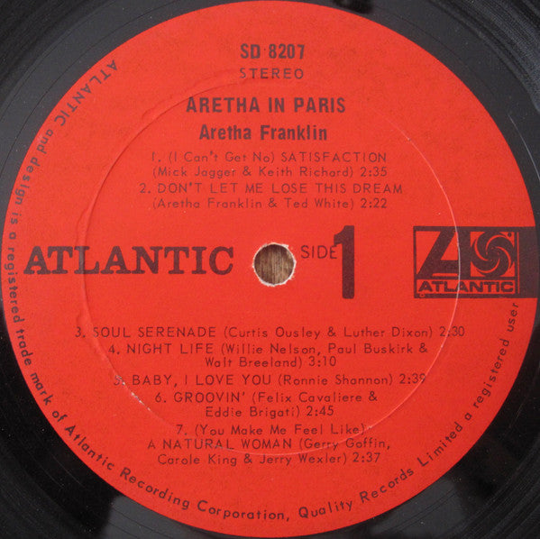 Aretha Franklin - Aretha In Paris - 1968