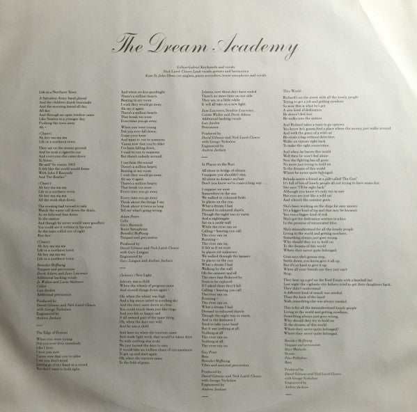 Dream Academy, The - The Dream Academy - 1985