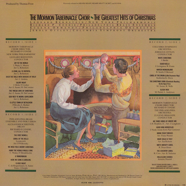 Mormon Tabernacle Choir - The Greatest Hits Of Christmas - 1982