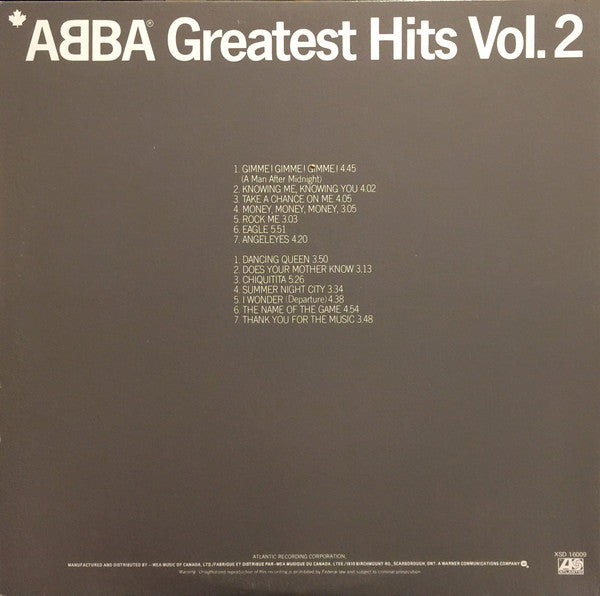 ABBA - Greatest Hits Vol. 2 - 1979