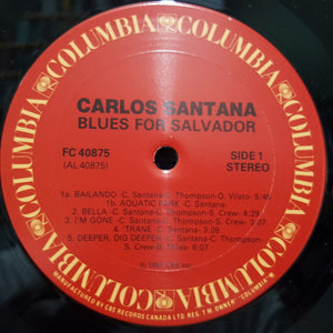 Carlos Santana - Blues For Salvador - 1987
