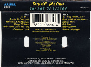 Daryl Hall • John Oates - Change Of Season Vinyl Record