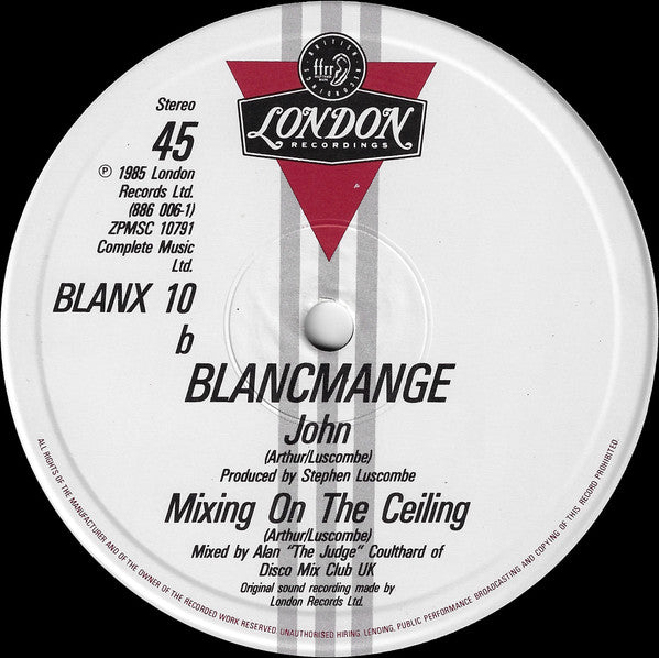 Blancmange - Lose Your Love - 1985