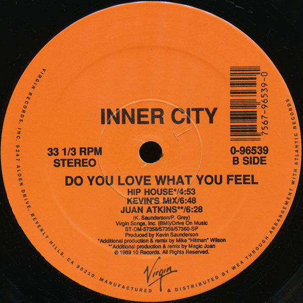 Inner City - Do You Love What You Feel - 1989