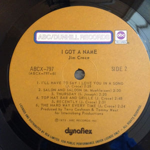 Jim Croce - I Got A Name - 1973
