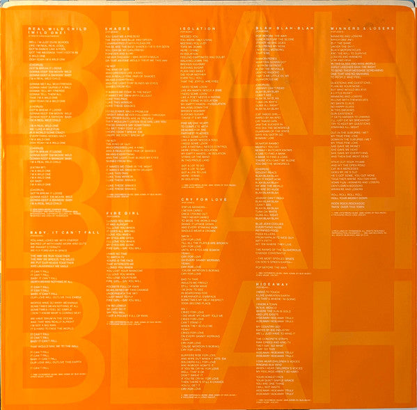 Iggy Pop - Blah-Blah-Blah - 1986