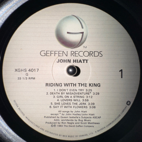 John Hiatt - Riding With The King - 1983