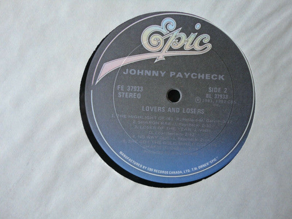 Johnny Paycheck - Lovers And Losers - 1982