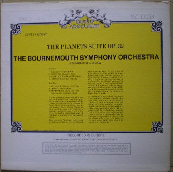 Gustav Holst - The Planets Suite, Op. 32