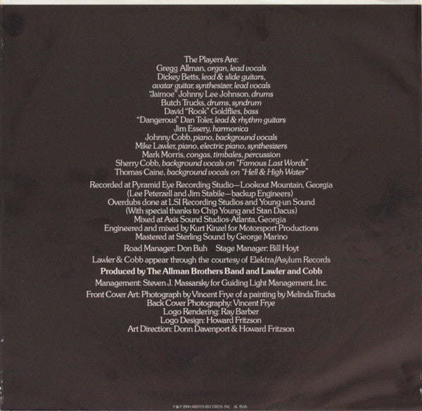 Allman Brothers Band, The - Reach For The Sky -