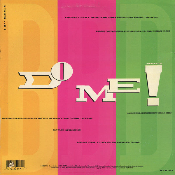 Bell Biv Devoe - Do Me! - 1990