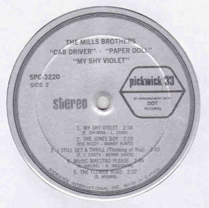 Mills Brothers, The - Cab Driver, Paper Doll, My Shy Violet  - 1969