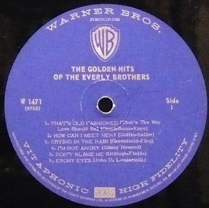 Everly Brothers - The Golden Hits Of The Everly Brothers - 1962