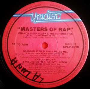 Various - Masters Of Rap - 1989