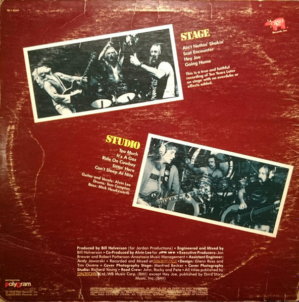 Alvin Lee - Ride On Vinyl Record