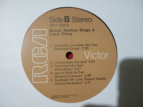 Brook Benton - Brook Benton Sings A Love Story